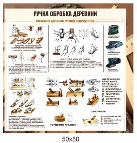 Ручна обробка деревини - навчальний стенд