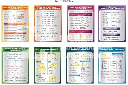 Стенди для оформлення кабінету математики