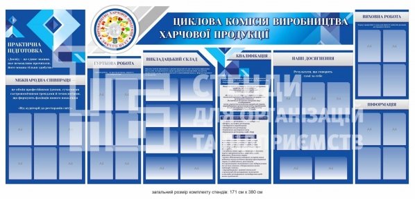 Інформаційно-презентаційні стенди для оформлення кафедри