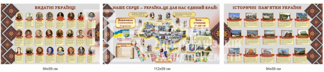 Комплект патріотичних стендів про Україну