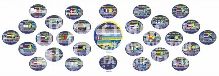 Комплект пластикових стендів 
