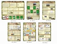 Комплект стендів «Військова підготовка» – документація, тактика, цивільна оборона, домедична допомога