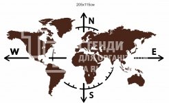 Декоративне оформлення кабінету географії