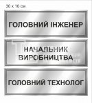 Табличка на двері для підприємства