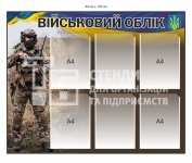 Військовий облік інформаційний стенд